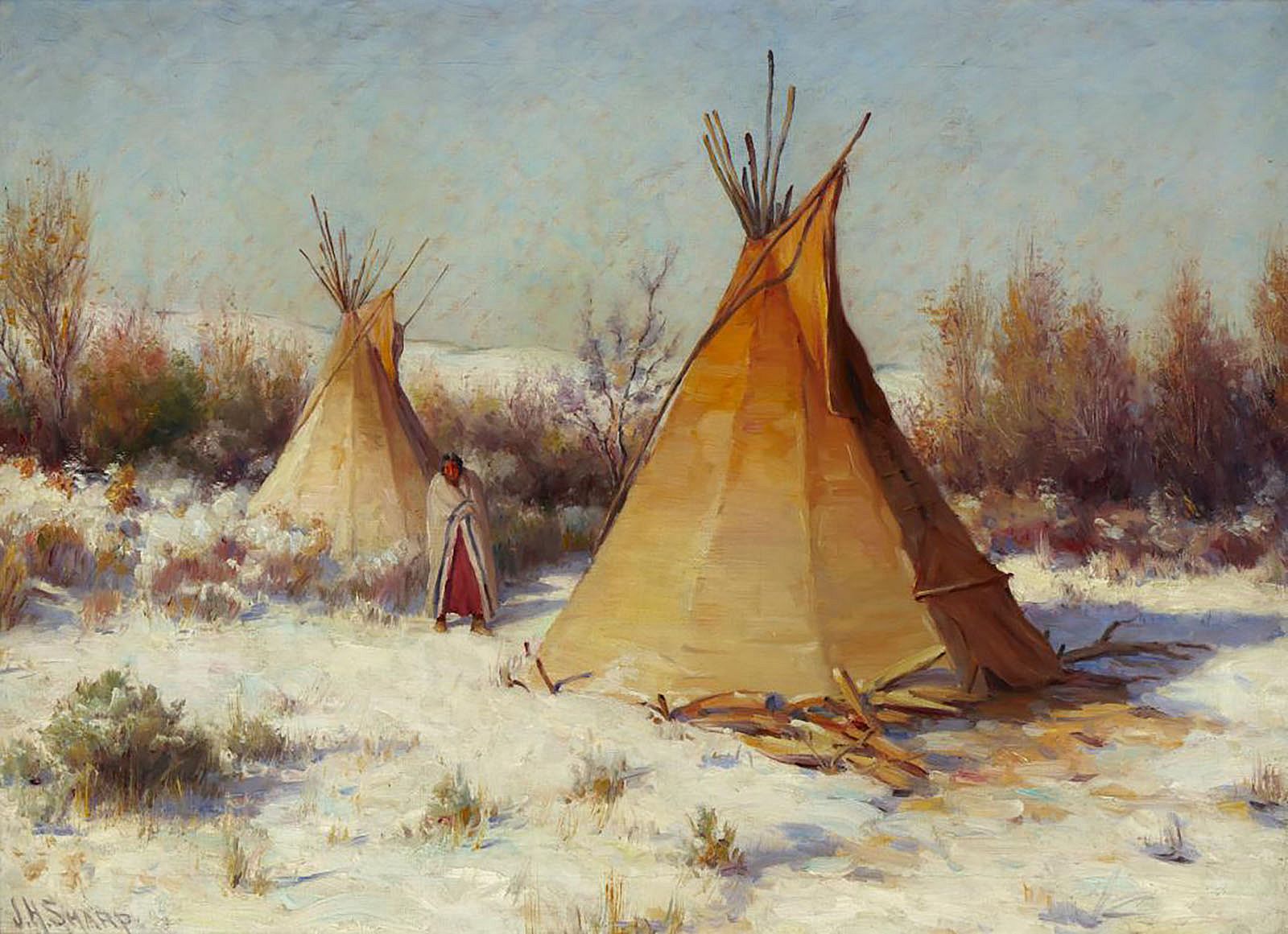 Cheyenne Teepees - Lame Deer, Montana